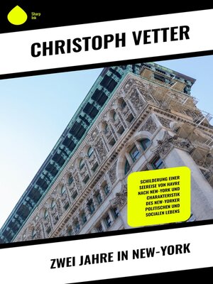 cover image of Zwei Jahre in New-York
